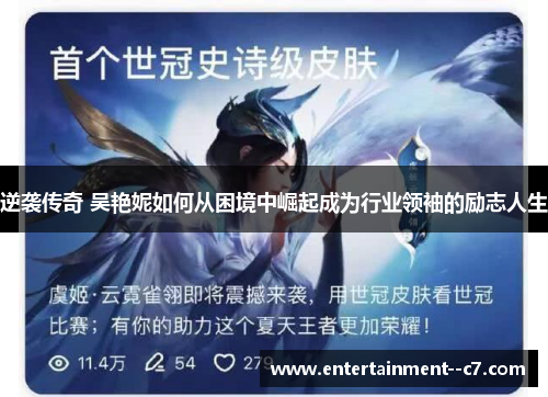 逆袭传奇 吴艳妮如何从困境中崛起成为行业领袖的励志人生